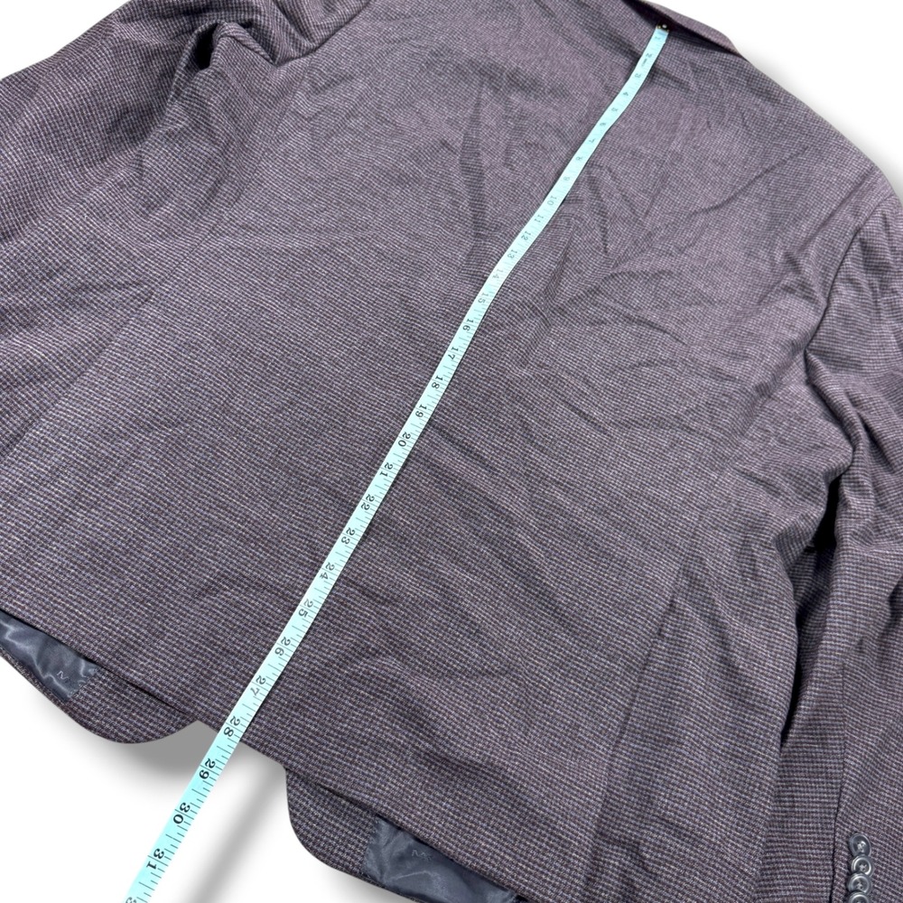 NWT Michael Kors Kelson Blazer Mens 44S Purple Blue Classic Fit Stretch $295 - Picture 14 of 14
